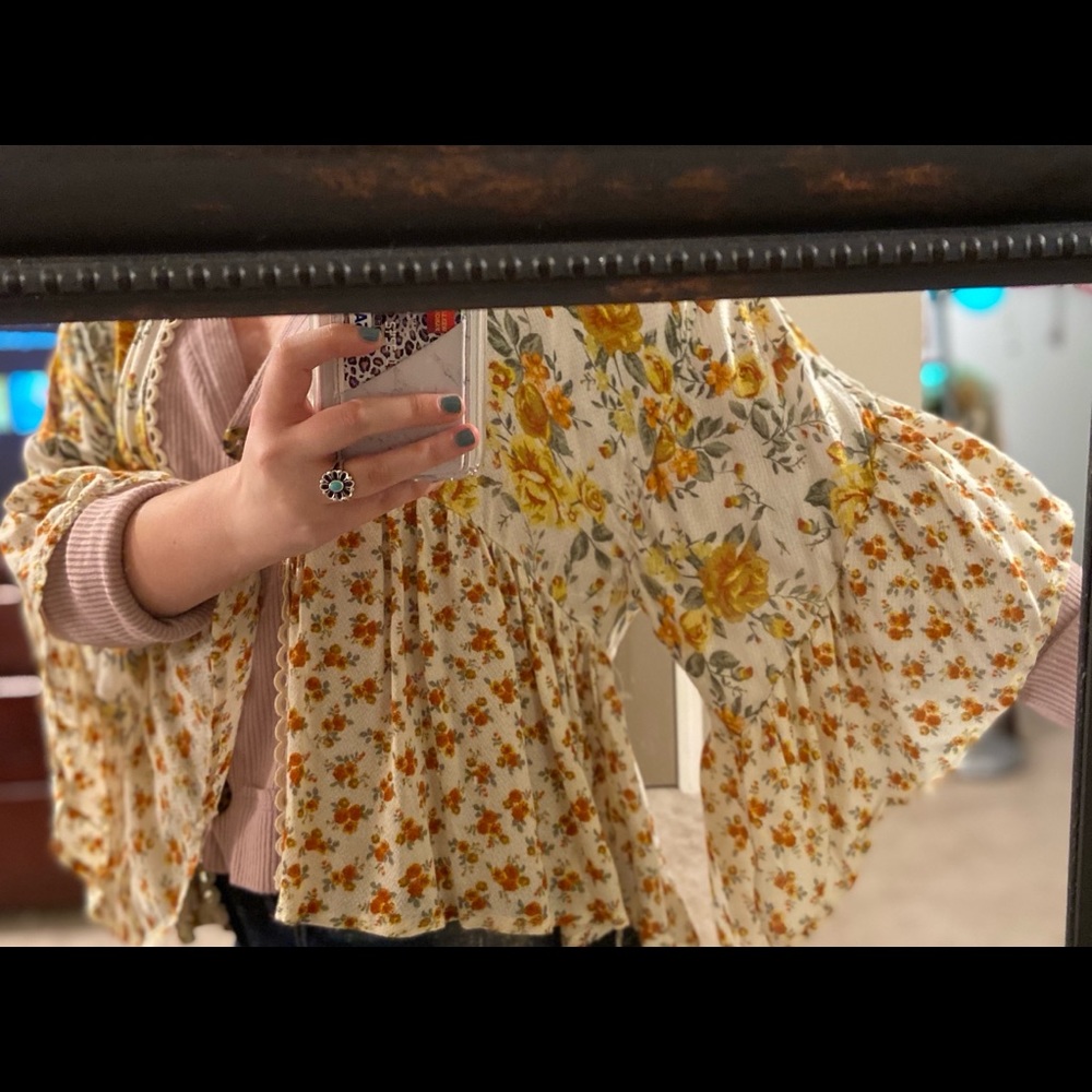 Floral cardigan